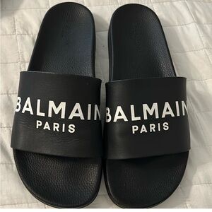 Balmain slides size 10.5 excellent condition